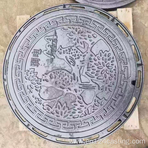 New style ductile manhole cover C250 CO550